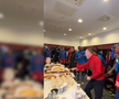 MM Stoica, fiesta în vestiar după FCSB - PAOK. FOTO: captură video FCSB