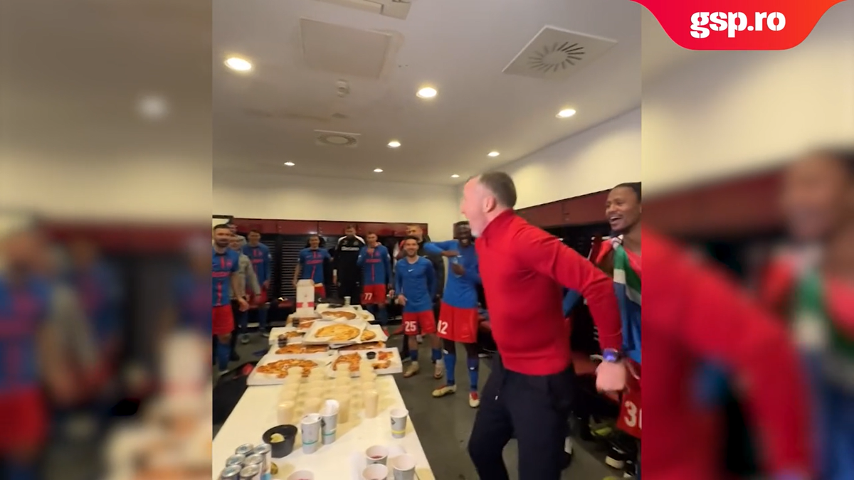 MM Stoica, fiesta în vestiar după FCSB - PAOK