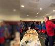 MM Stoica, fiesta în vestiar după FCSB - PAOK. FOTO: captură video FCSB