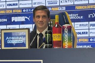 Cristi Chivu, prima conferință la Parma » Mesaj direct pentru Dennis Man
