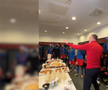 MM Stoica, fiesta în vestiar după FCSB - PAOK. FOTO: captură video FCSB