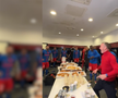 MM Stoica, fiesta în vestiar după FCSB - PAOK. FOTO: captură video FCSB