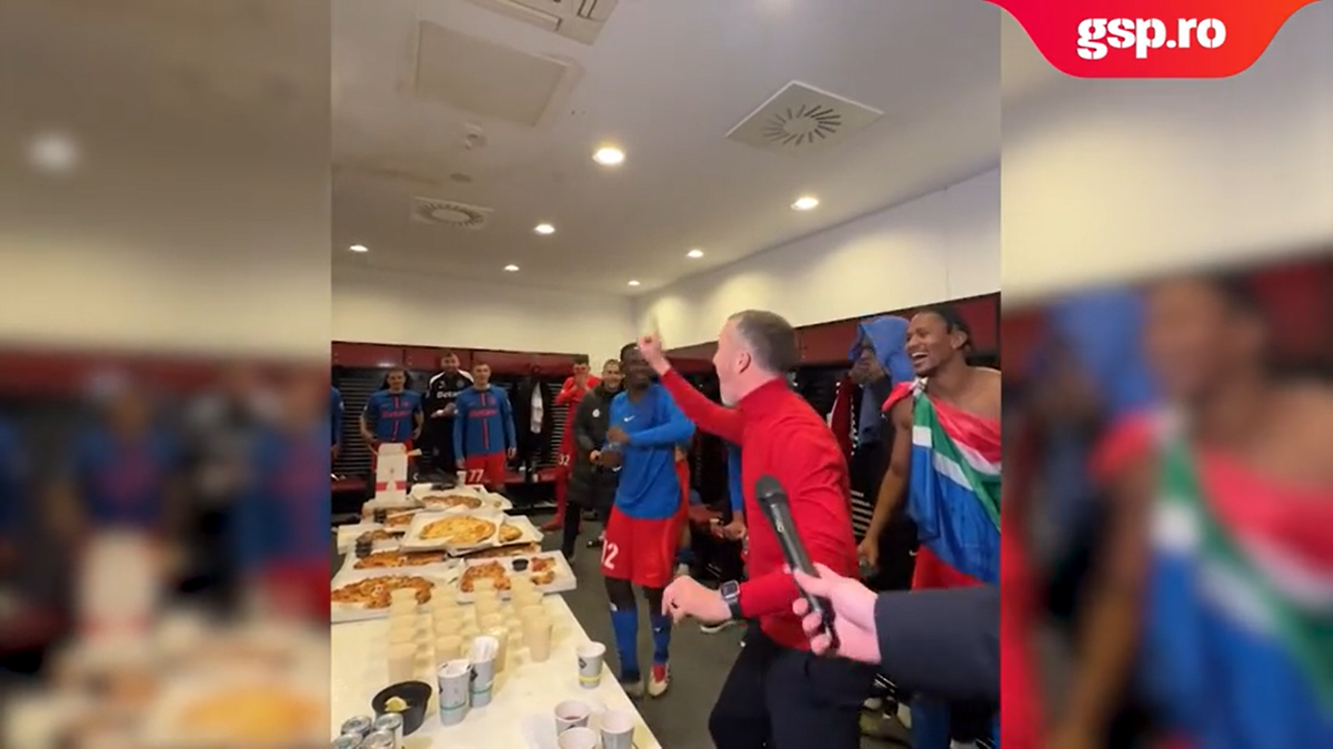 MM Stoica, fiesta în vestiar după FCSB - PAOK