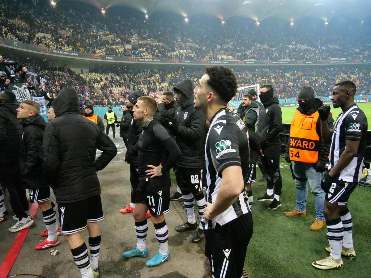 UMILIȚI în fața peluzei pe Arena Națională, după FCSB - PAOK! Reporterii GSP au surprins imagini incredibile