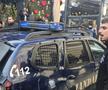 Suporterii lui PAOK fac spectacol în Centrul Vechi din București înaintea duelului cu FCSB, foto: Remus Dinu