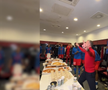 MM Stoica, fiesta în vestiar după FCSB - PAOK. FOTO: captură video FCSB