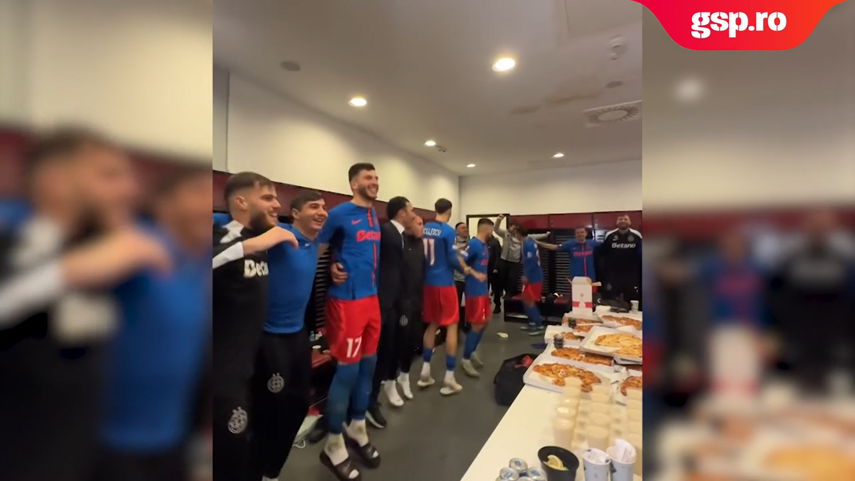 MM Stoica, fiesta în vestiar după FCSB - PAOK