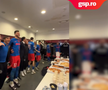 MM Stoica, fiesta în vestiar după FCSB - PAOK. FOTO: captură video FCSB