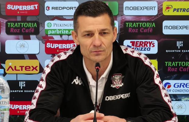 Costel Gâlcă, înainte de Rapid - Dinamo: „Ei doi sunt indisponibili”
