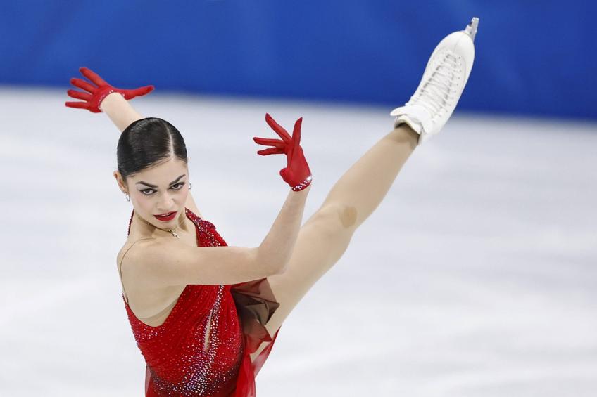 Ținuta purtată de Adeliia Petrosian / foto: Imago Images