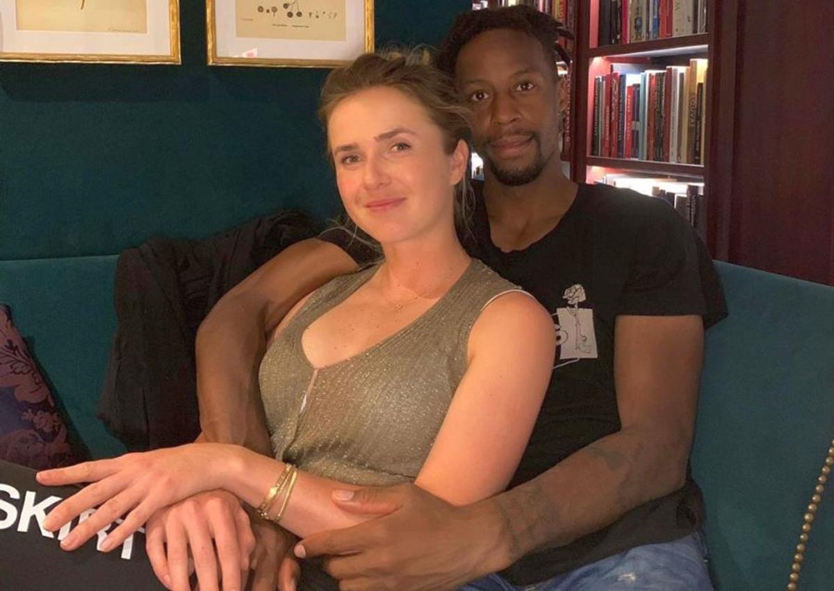 Elina Svitolina și Gael Monfils