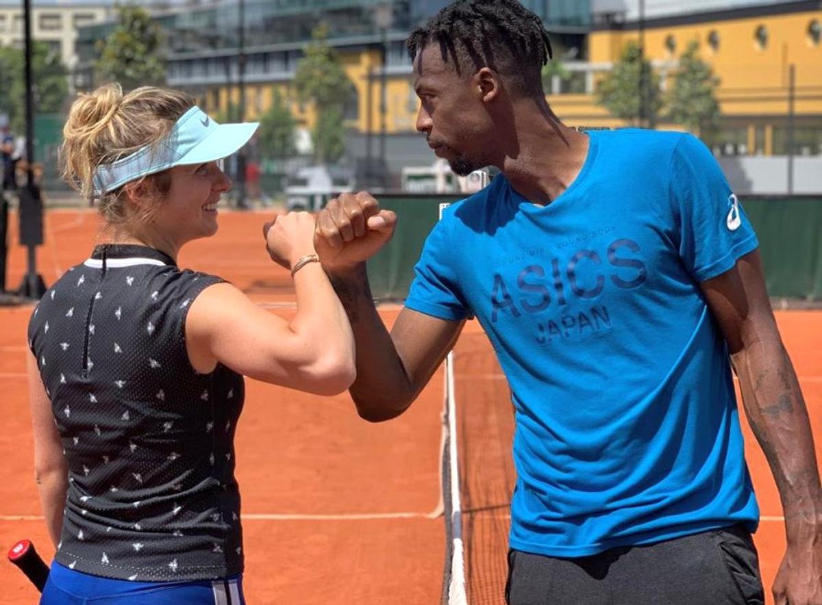 Elina Svitolina și Gael Monfils