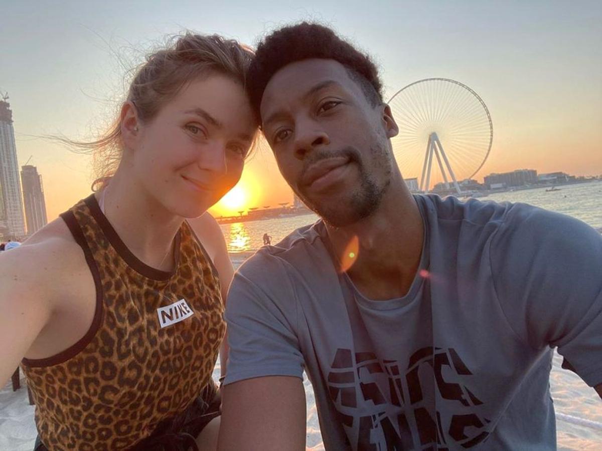 Elina Svitolina și Gael Monfils