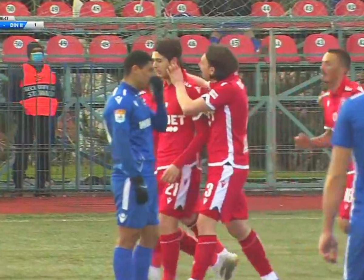 Borcea, goluri în Voluntari 2 - Dinamo 2
