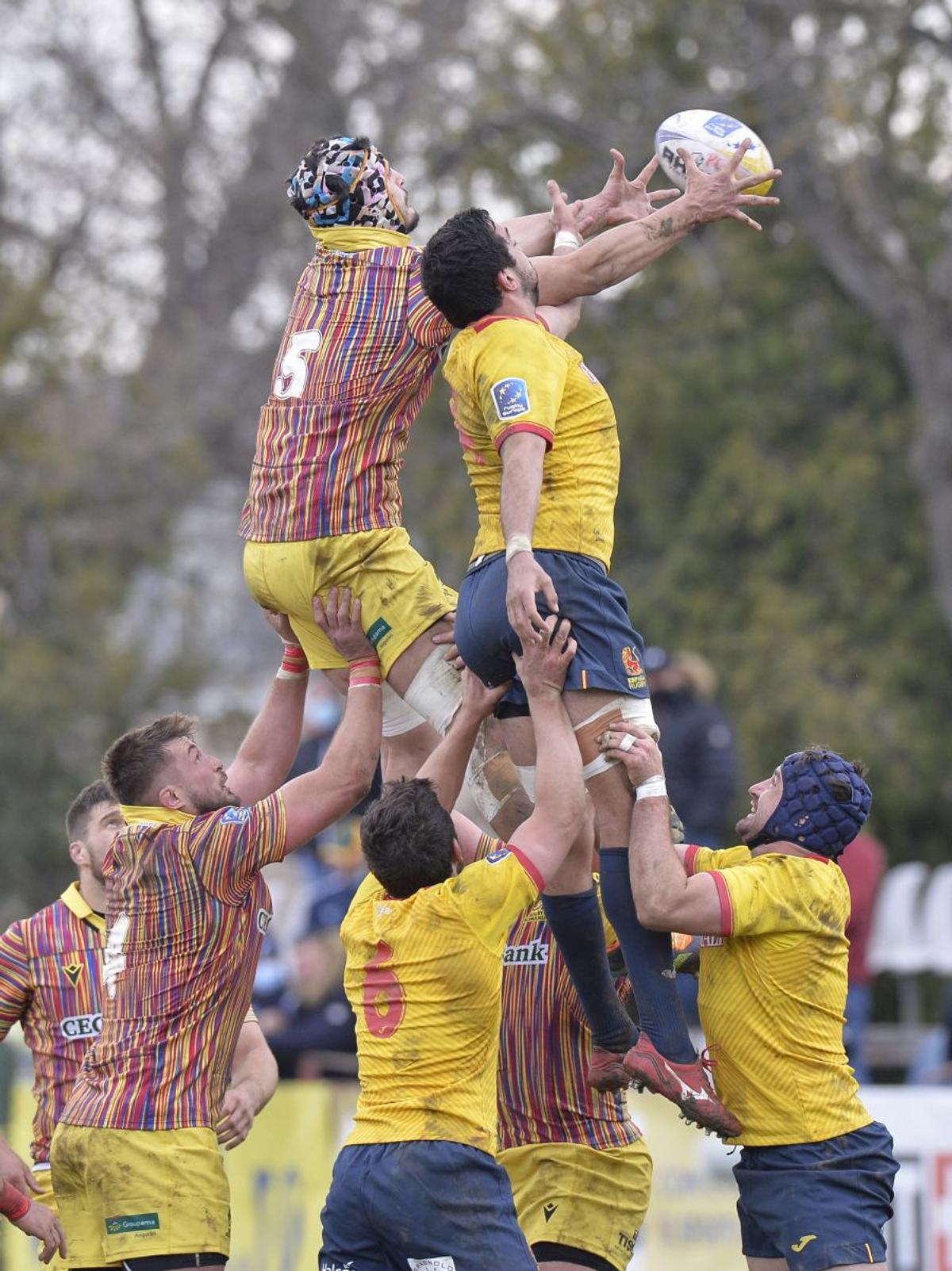 România - Spania 22-16. Victorie importantă pentru „stejari” în Rugby Europe Championship