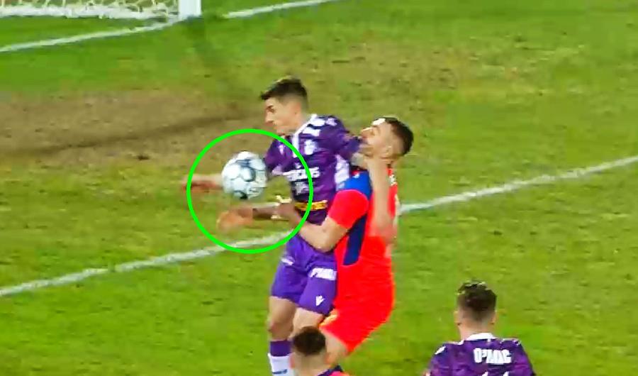 Greșeli grave de arbitraj în FC Argeș - FCSB! Verdictele specialistului la cele 8 faze-cheie analizate