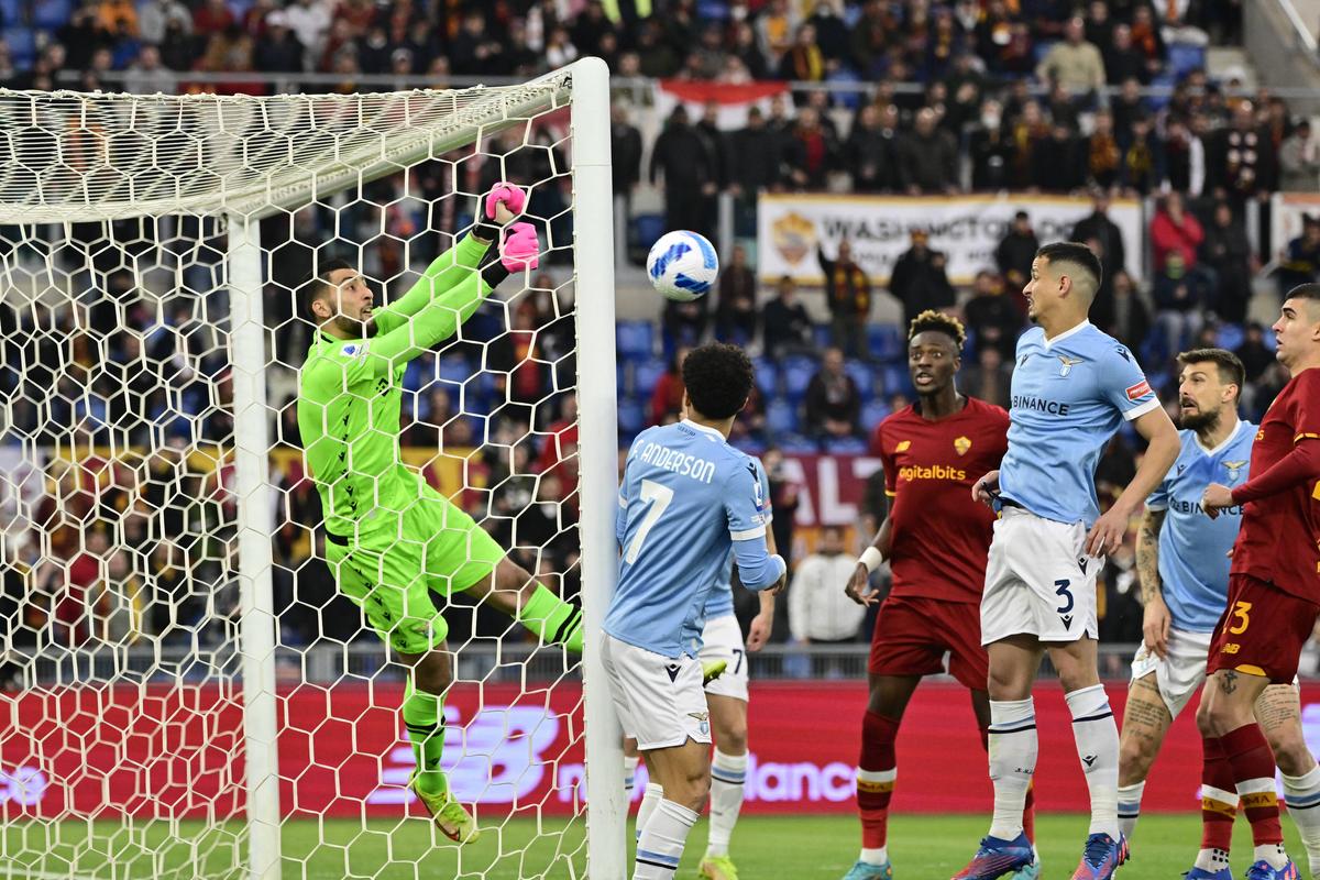 AS Roma - Lazio 3-0, în etapa #30 din Serie A. Gazdele, victorie la scor de neprezentare în derby