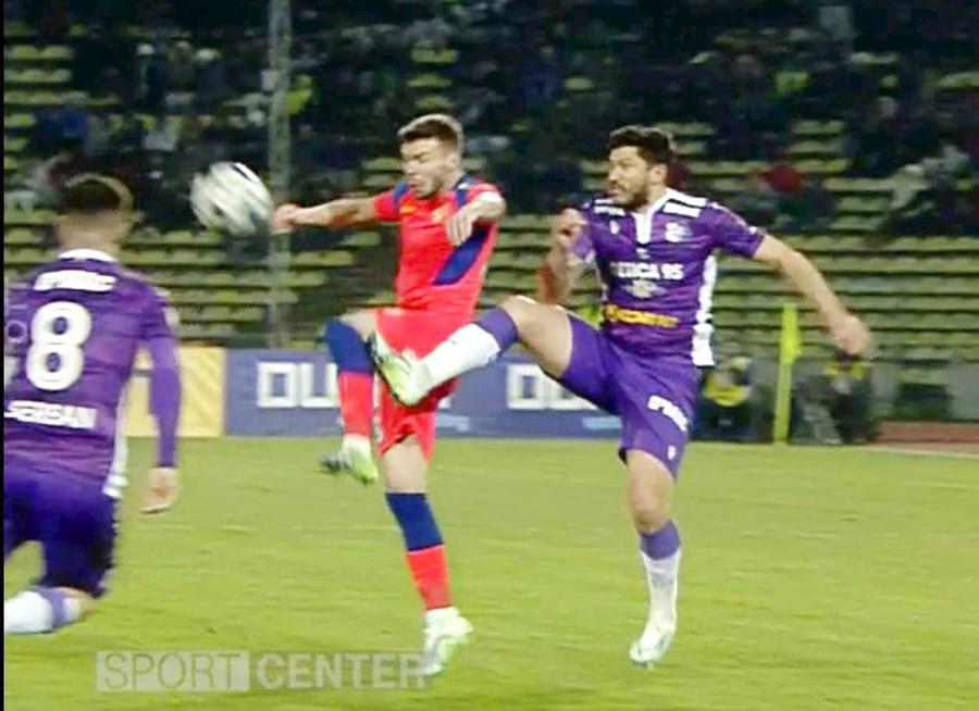 Greșeli grave de arbitraj în FC Argeș - FCSB! Verdictele specialistului la cele 8 faze-cheie analizate
