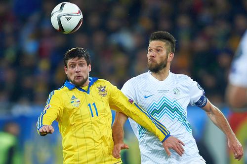 Yevhen Seleznyov, în galben // FOTO: Guliver/GettyImages