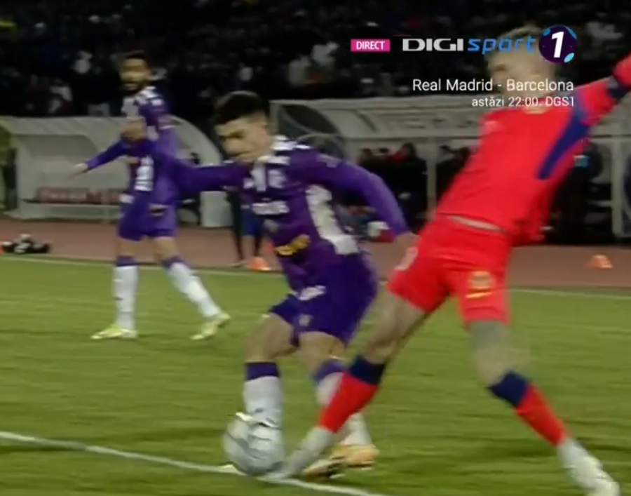 Greșeli grave de arbitraj în FC Argeș - FCSB! Verdictele specialistului la cele 8 faze-cheie analizate