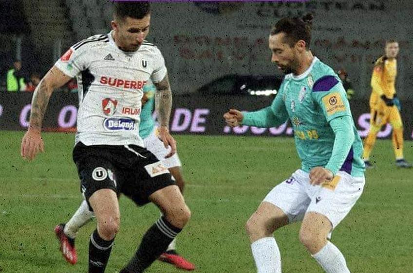 U Cluj  s-a impus cu 2-0 în fața piteștenilor / Sursă foto: Facebook@ Fotbal Club Argeș