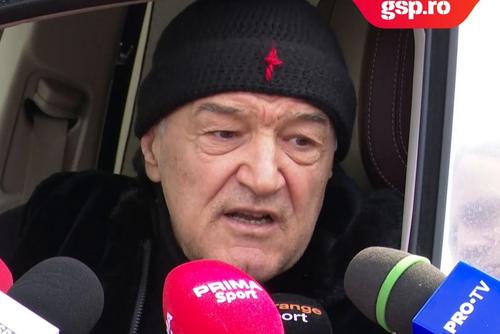 Gigi Becali, 64 de ani, continuă să se răfuiască cu FRF și cu Școala de Antrenori. „Nu pun antrenor. Ce, mă comandă Burchel pe mine”, a declarat azi patronul FCSB.