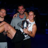 Carlos Martinez alături de Daria Kasatkina