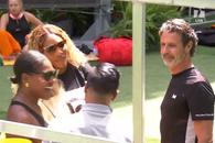 În ziua revenirii lui Halep, Serena Williams și Patrick Mouratoglou s-au întâlnit în complexul de la Miami