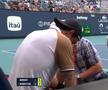 Matteo Berrettini, probleme medicale în meciul cu Andy Murray de la Miami