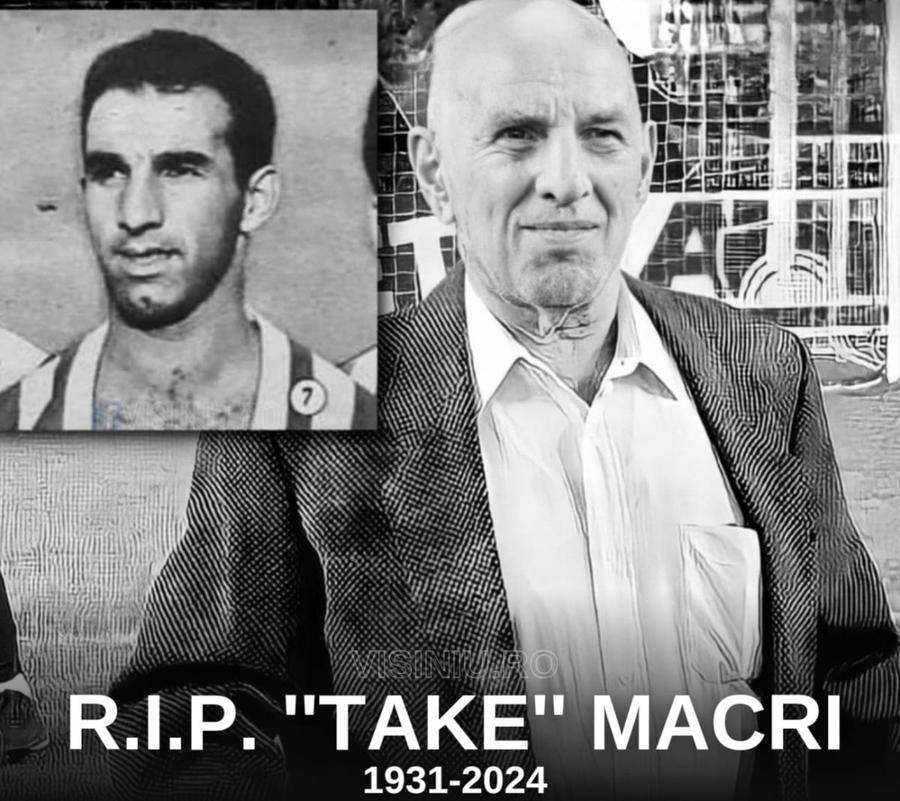 FOTO: Vișiniu.ro A murit Dumitru „Take” Macri, primul român nominalizat la Balonul de Aur