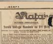 Cronica primului meci în care Vasile Cipcigan a jucat pentru naționala României