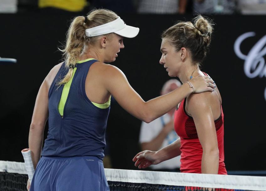 Caroline Wozniacki contestă prezența Simonei Halep la Miami. Foto: Imago