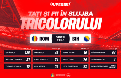 Drumul spre SUA începe acum, cu SuperCote pentru România - Bosnia! Ciobotariu reia tradiția tată-fiu sub tricolor