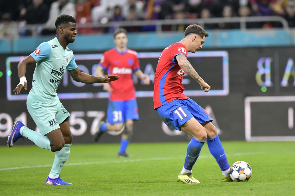 Un șut cadrat, un gol, locul 1 în play-out » FCSB-ul lui Rădoi n-a impresionat cu UTA, dar și-a făcut treaba! Noul clasament