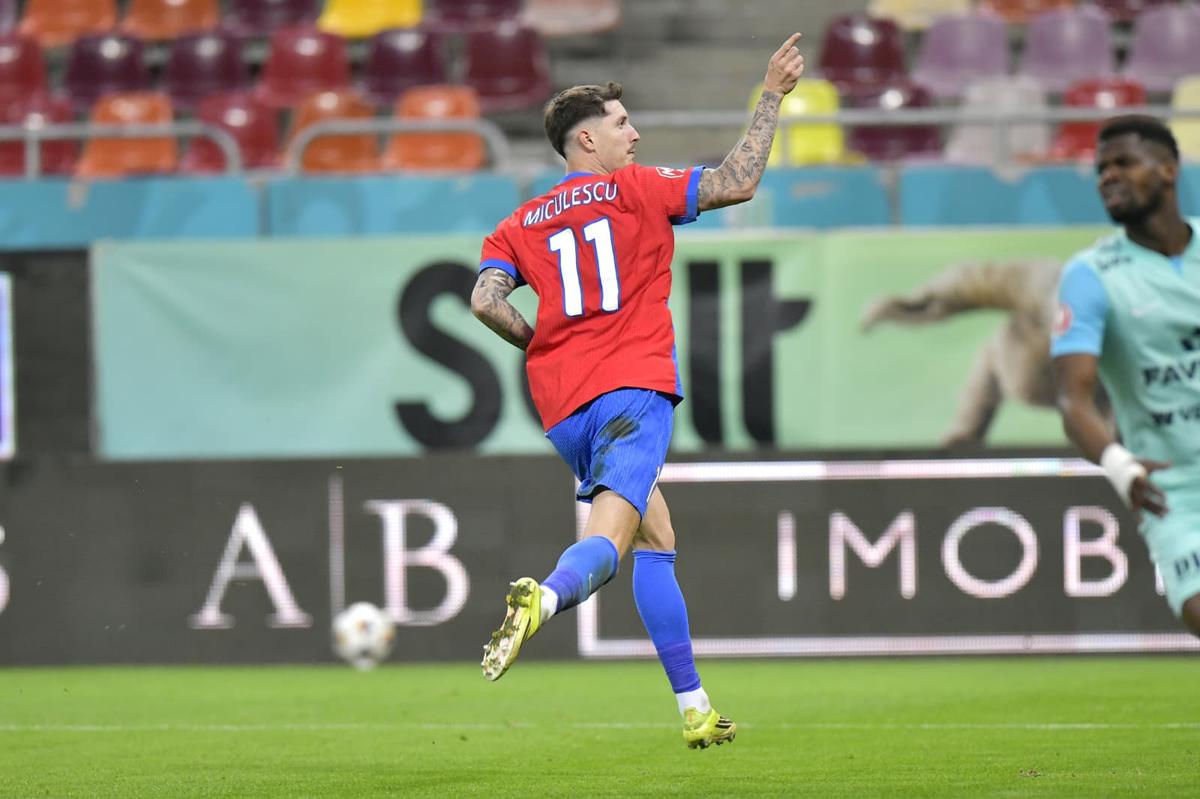 Un șut cadrat, un gol, locul 1 în play-out » FCSB-ul lui Rădoi n-a impresionat cu UTA, dar și-a făcut treaba! Noul clasament