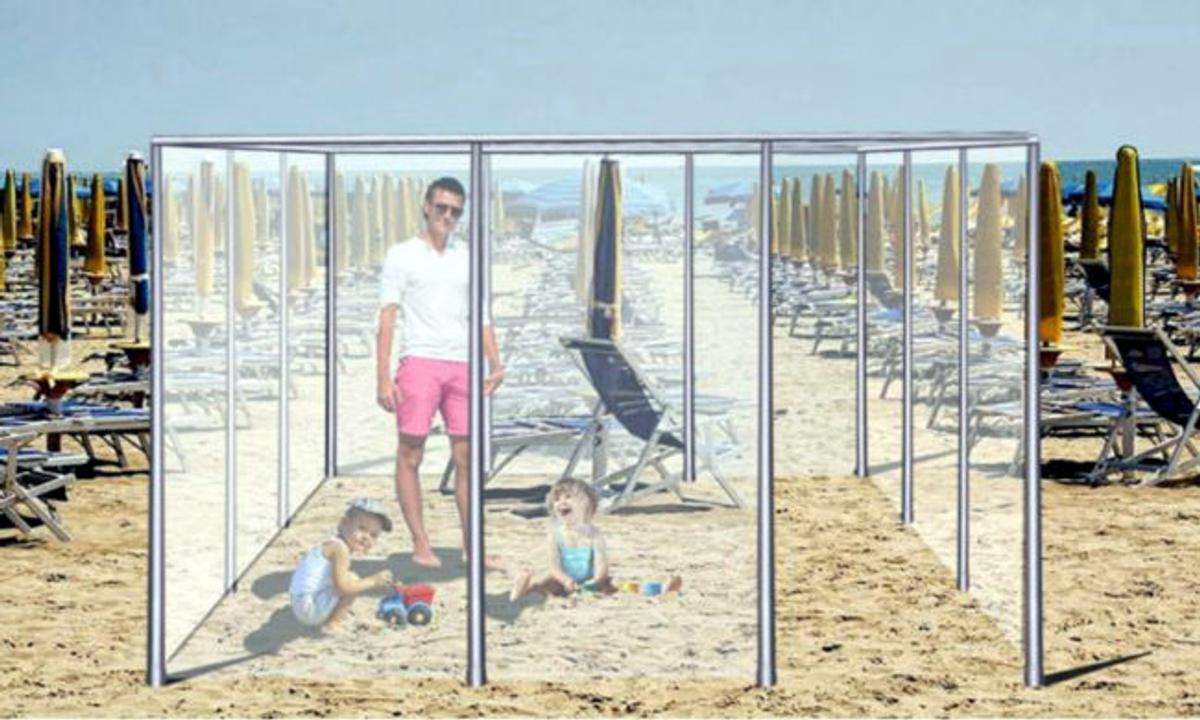 La plajă și la restaurant, separați de plexiglas! Planul italienilor pentru reluarea activităților sociale
