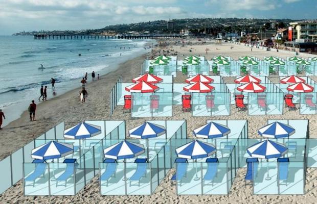 La plajă și la restaurant, separați de plexiglas! Planul italienilor pentru reluarea activităților sociale