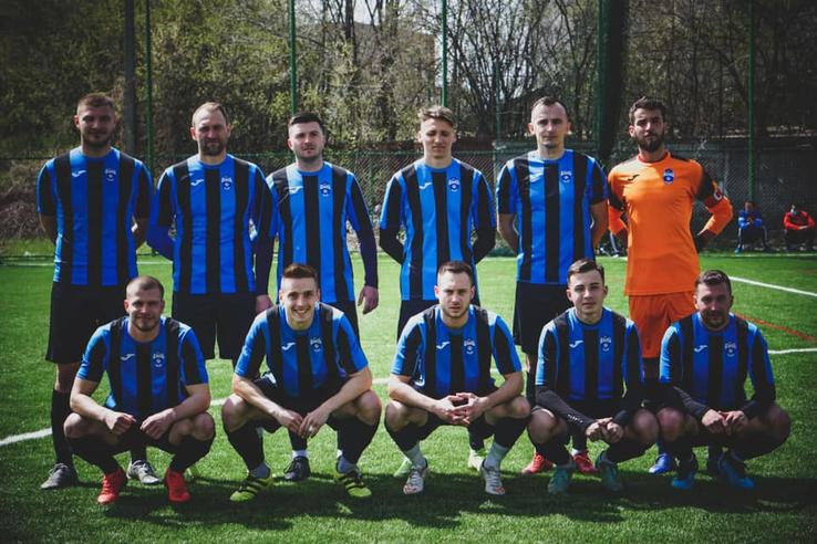 Echipa folosită la primul meci de la reînființare FOTO Facebook FC Inter Sibiu