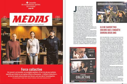 L'Équipe, reportaj special despre Colectiv