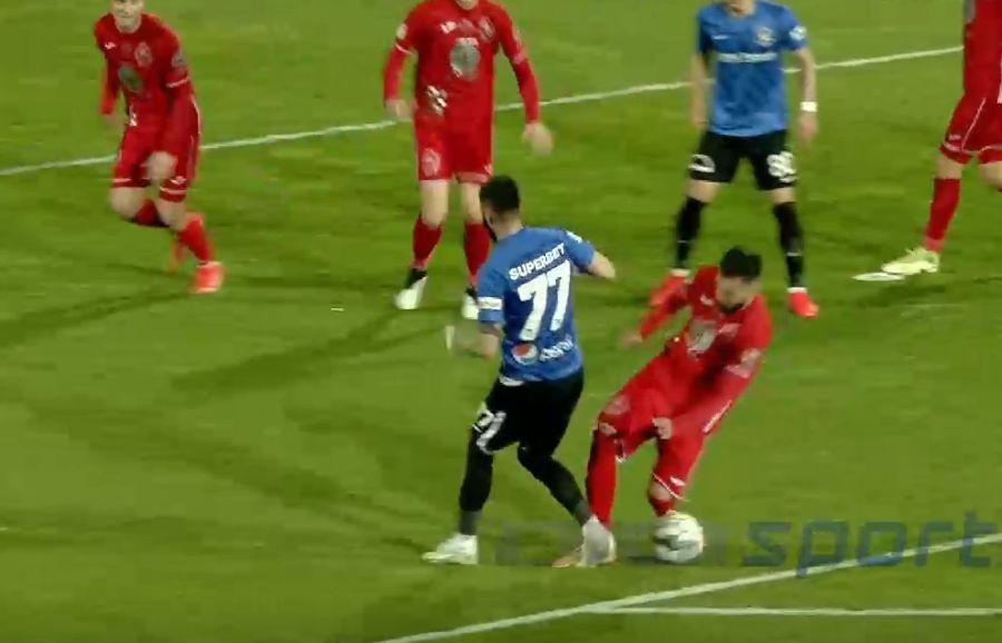 Viitorul respiră în play-out, după un penalty contestat vehement de Gaz Metan! Clasamentul ACUM