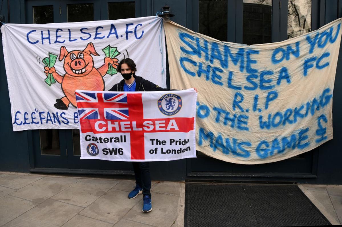 Chelsea, proteste Super Liga Europei / FOTO: GettyImages