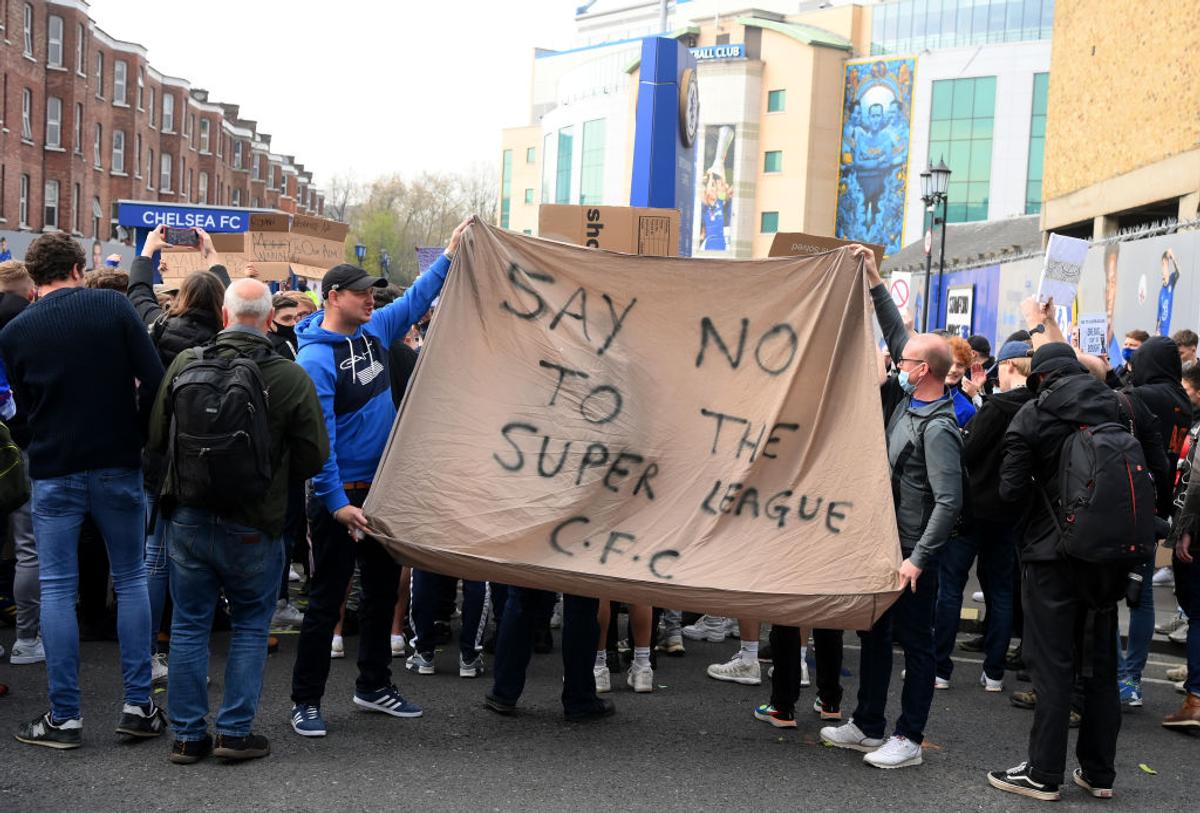 Chelsea, proteste Super Liga Europei / FOTO: GettyImages