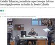 Jurnaliștii de la Folha de São Paulo, cotidian fondat cu trei ani înaintea Gazetei Sporturilor, în 1921, au alocat o pagină documentarului „Colectiv” și echipei de investigații GSP
