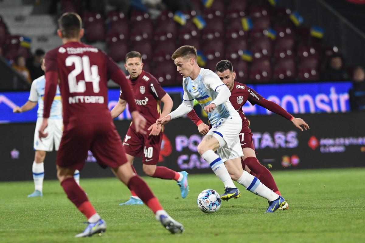 „Slava Ukraini!” » Imagini de la CFR Cluj - Dinamo Kiev, amicalul caritabil pentru Ucraina