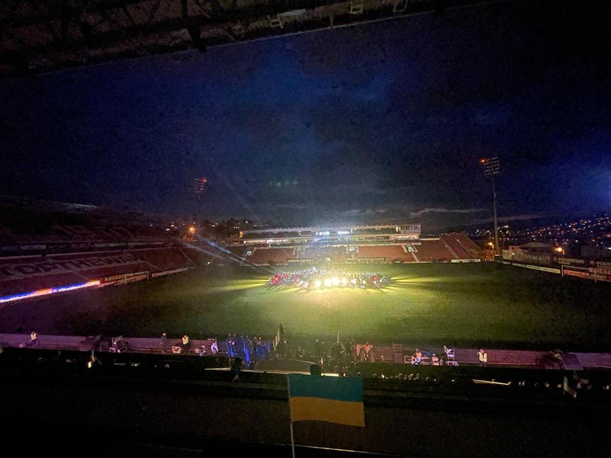 „Slava Ukraini!” » Imagini de la CFR Cluj - Dinamo Kiev, amicalul caritabil pentru Ucraina