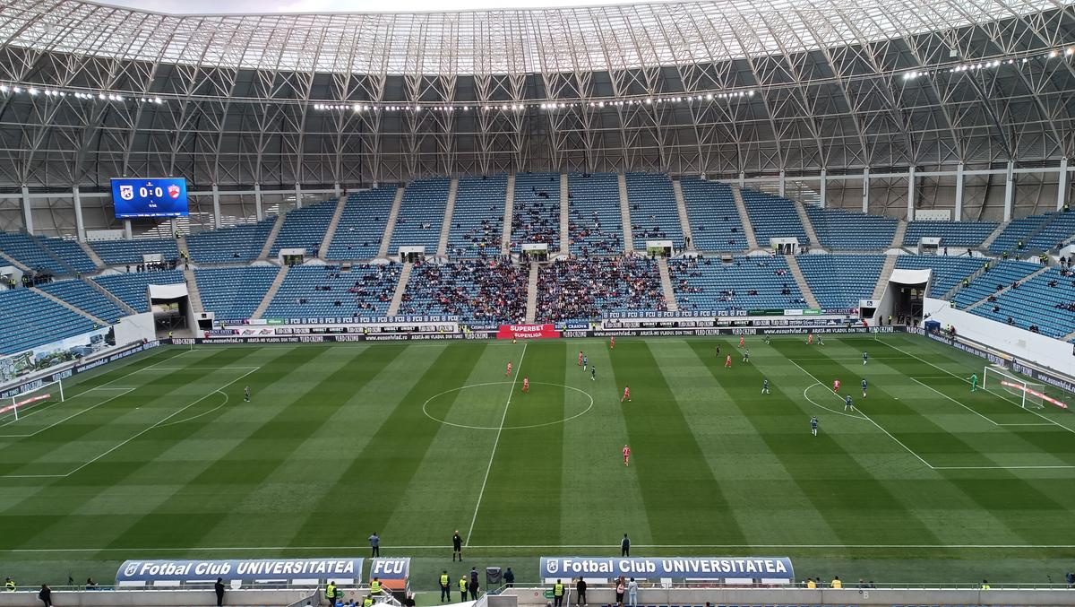 FCU Craiova - Dinamo, imagini de meci