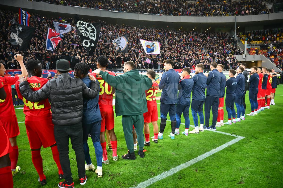Imagini speciale pe Arena Națională, după FCSB - Rapid