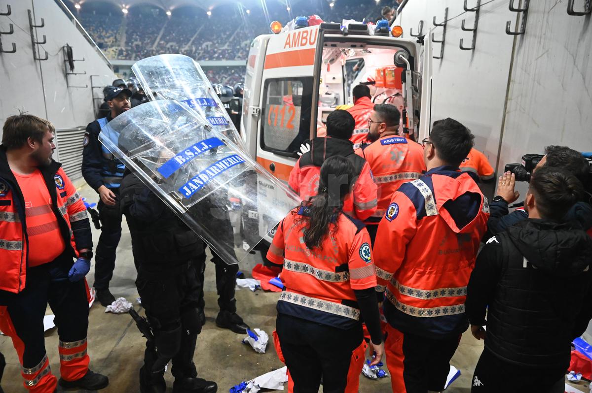 Momente neplăcute în momentul accidentării lui Hromada, din FCSB - Rapid