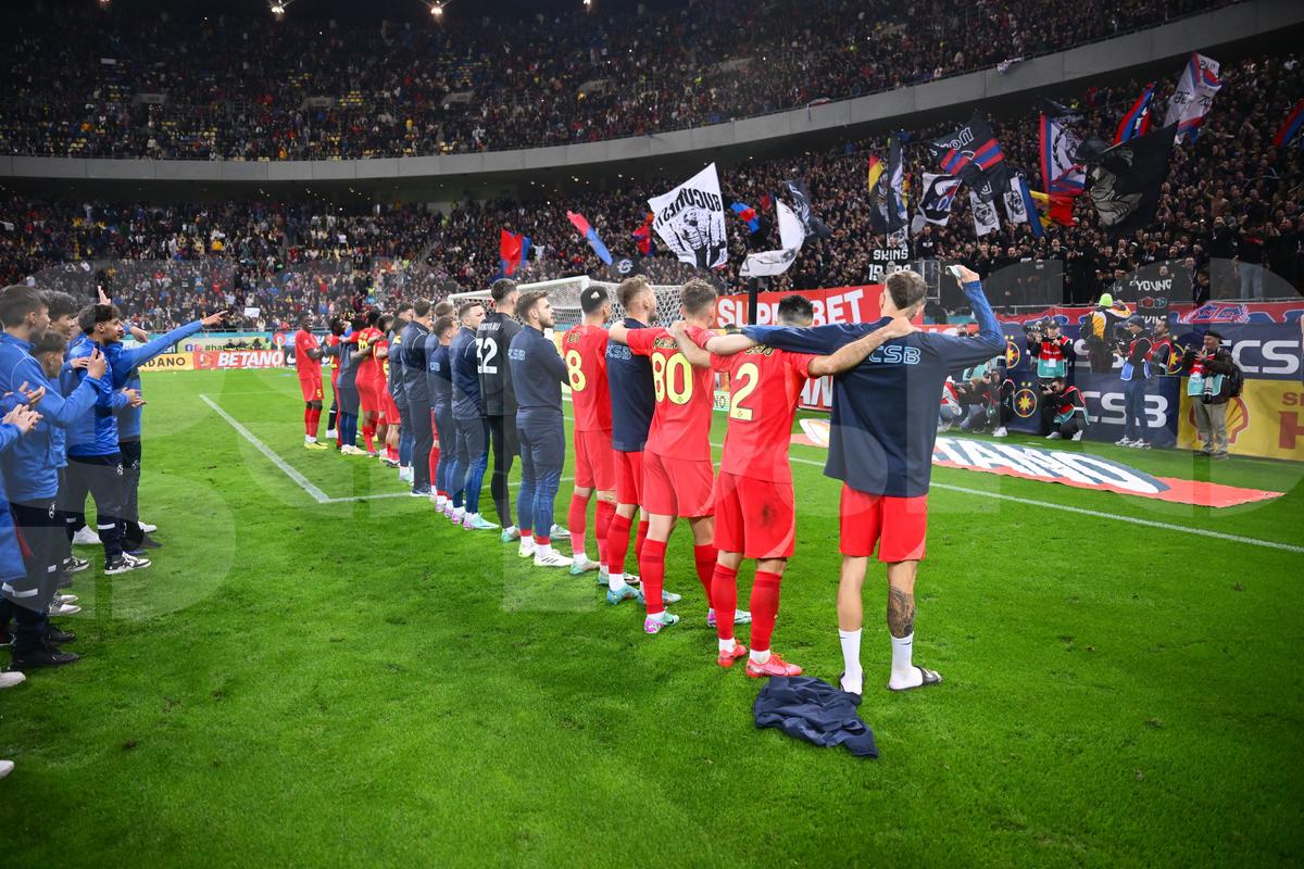 Imagini speciale pe Arena Națională, după FCSB - Rapid
