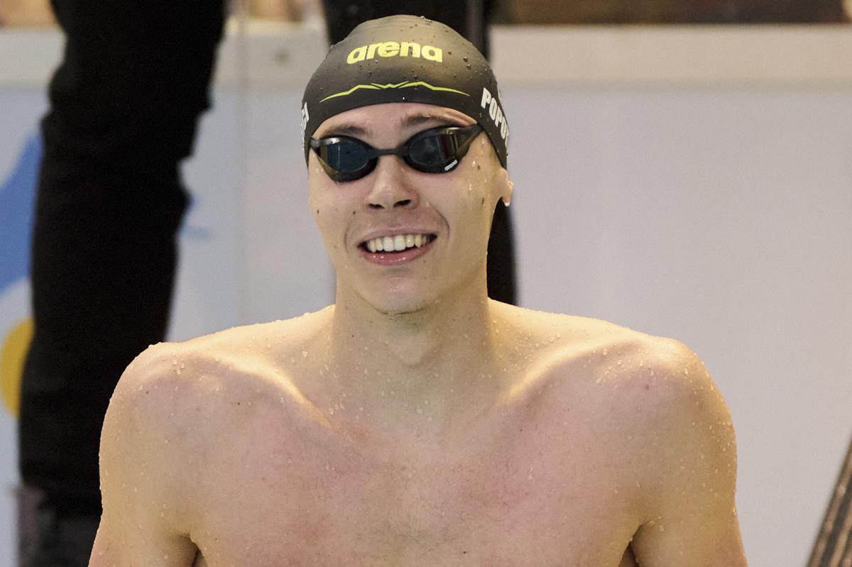 David Popovici, serii 100 m liber
